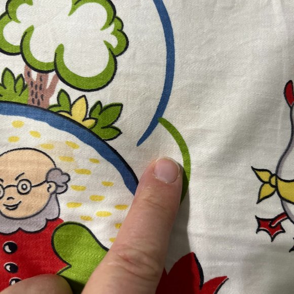 Vintage Waverly Storyteller Nursery Rhymes Cotton fabric Panel 36x 17 *READ* - Picture 6 of 16